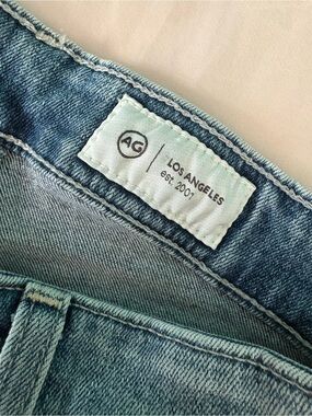 Ag Adriano Goldschmied Light Blue Women's Jeans - Classic Denim Waistband